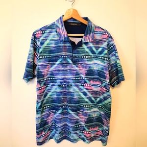 Men Bugatchi short sleeve golf shirt